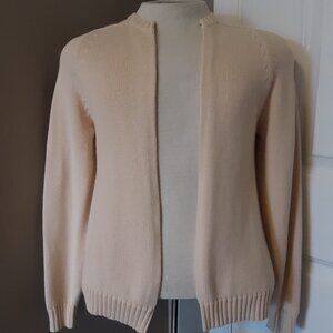 Lands End Cardigan Sweater: 100% Baumwoole Cotton